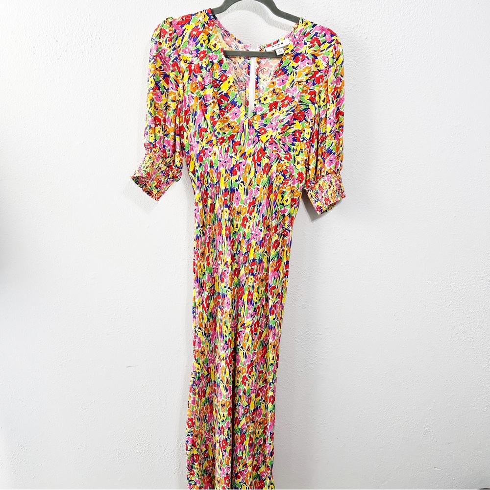 Rixo Target floral viscose maxi dress size 6